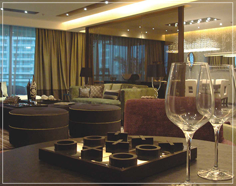 Dlf Magnolias apartments ambience island