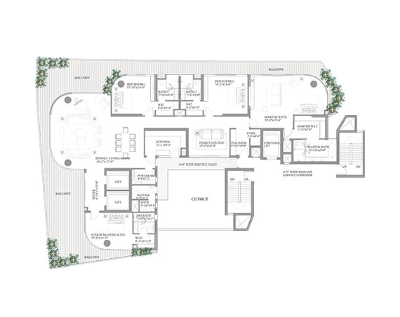 Paras Quartier Island Floor Plan Paras Quartier floor plans