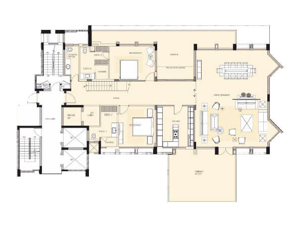ss the hibiscus floor plan