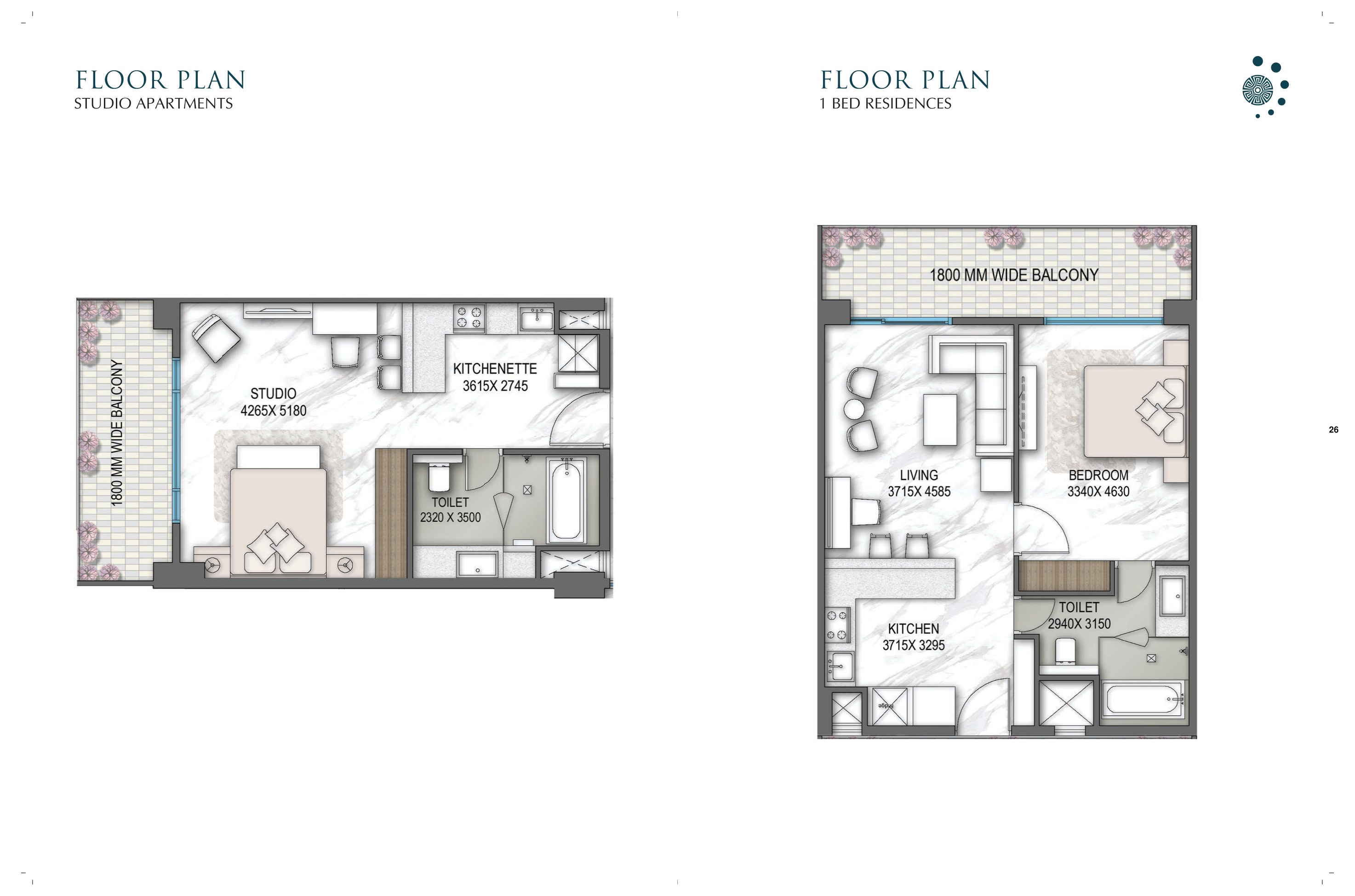 Studio Apartment - Tower F