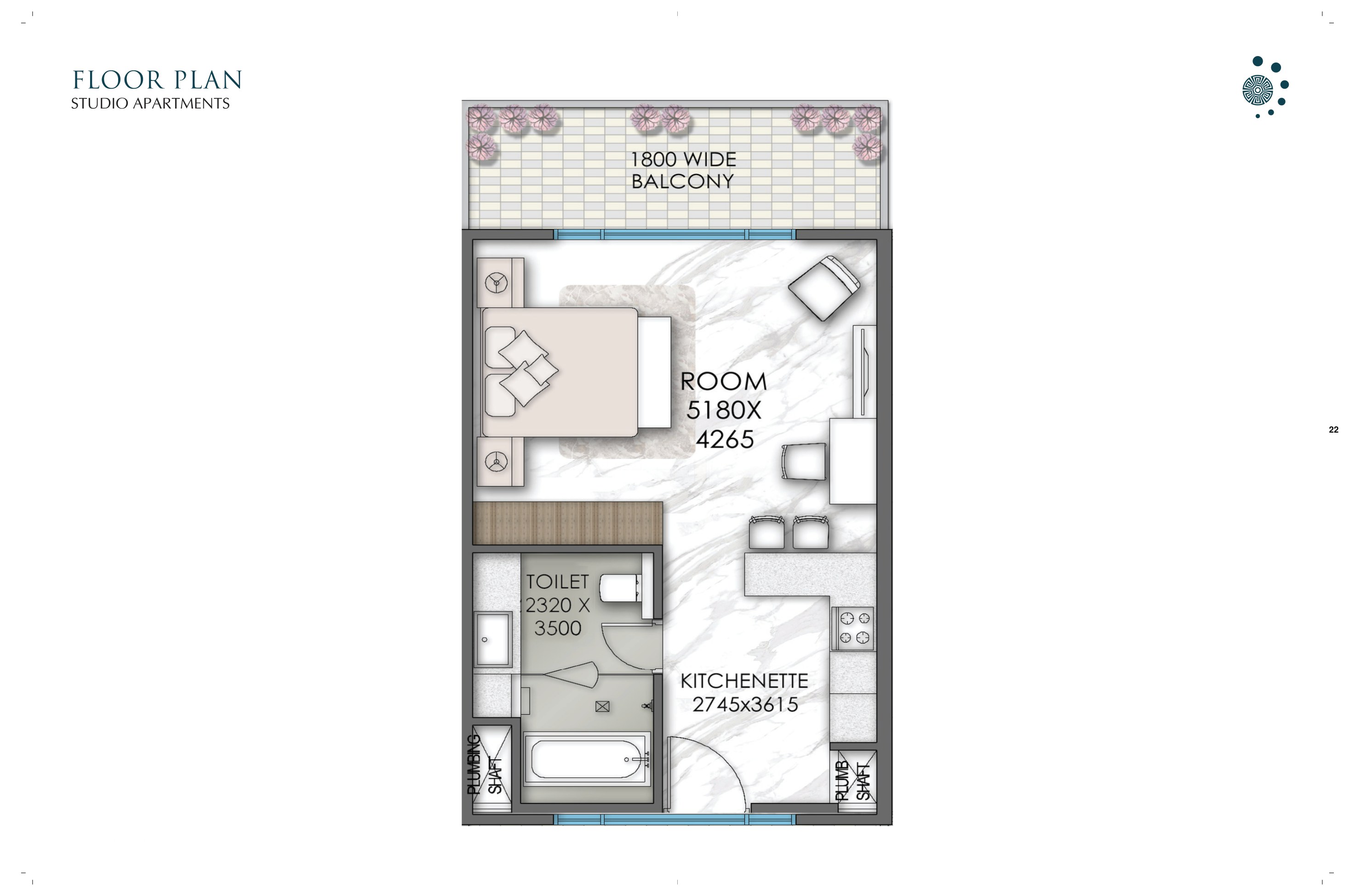 Studio Apartment - Tower E