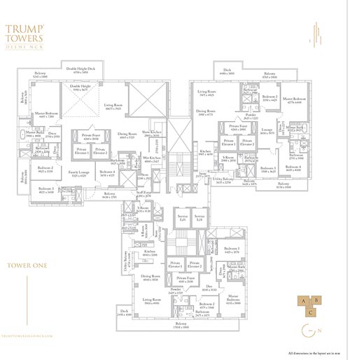 Planning designed around space and privacy.