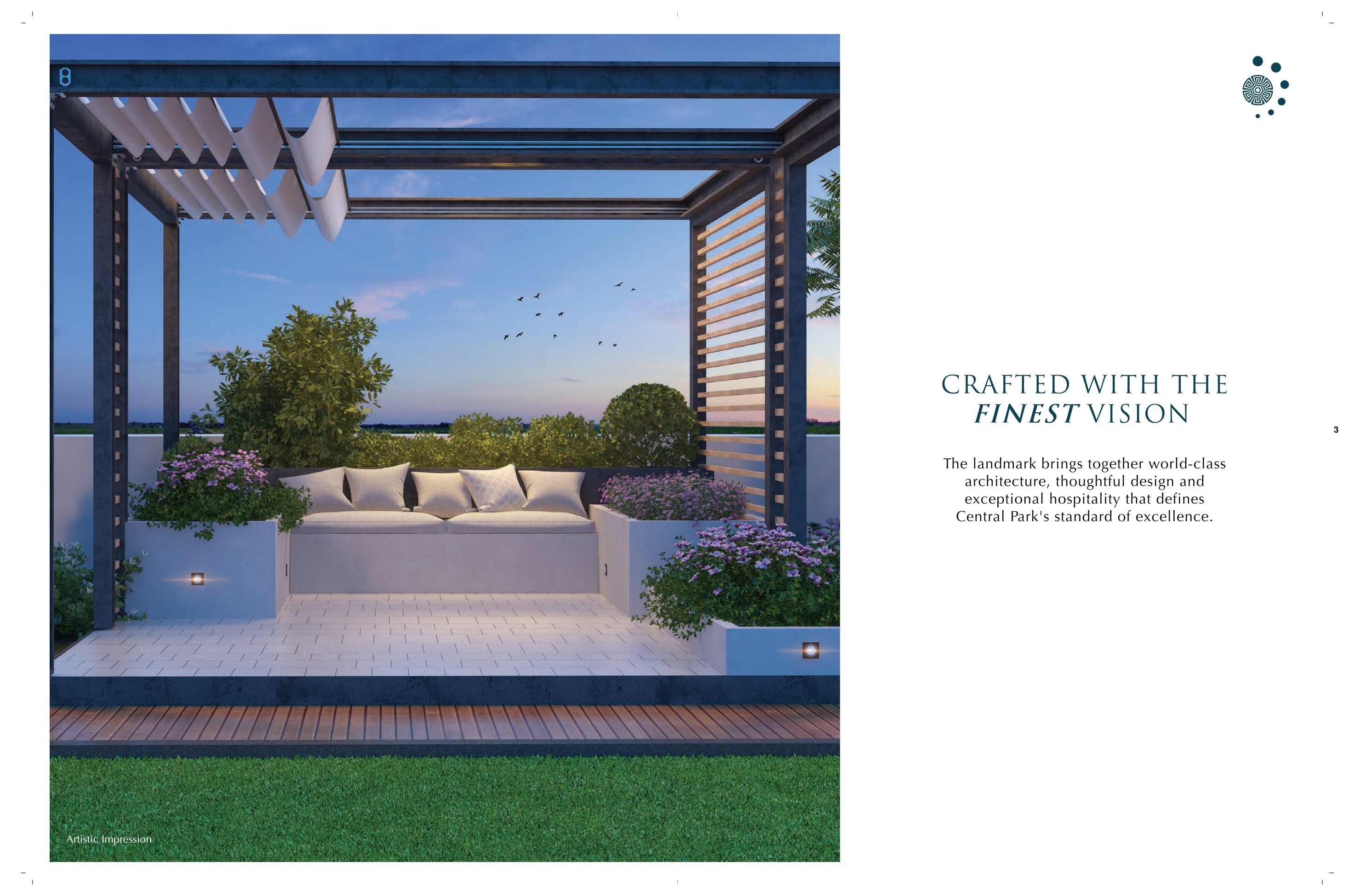 Central Park Delphine project visual from brochure page 4