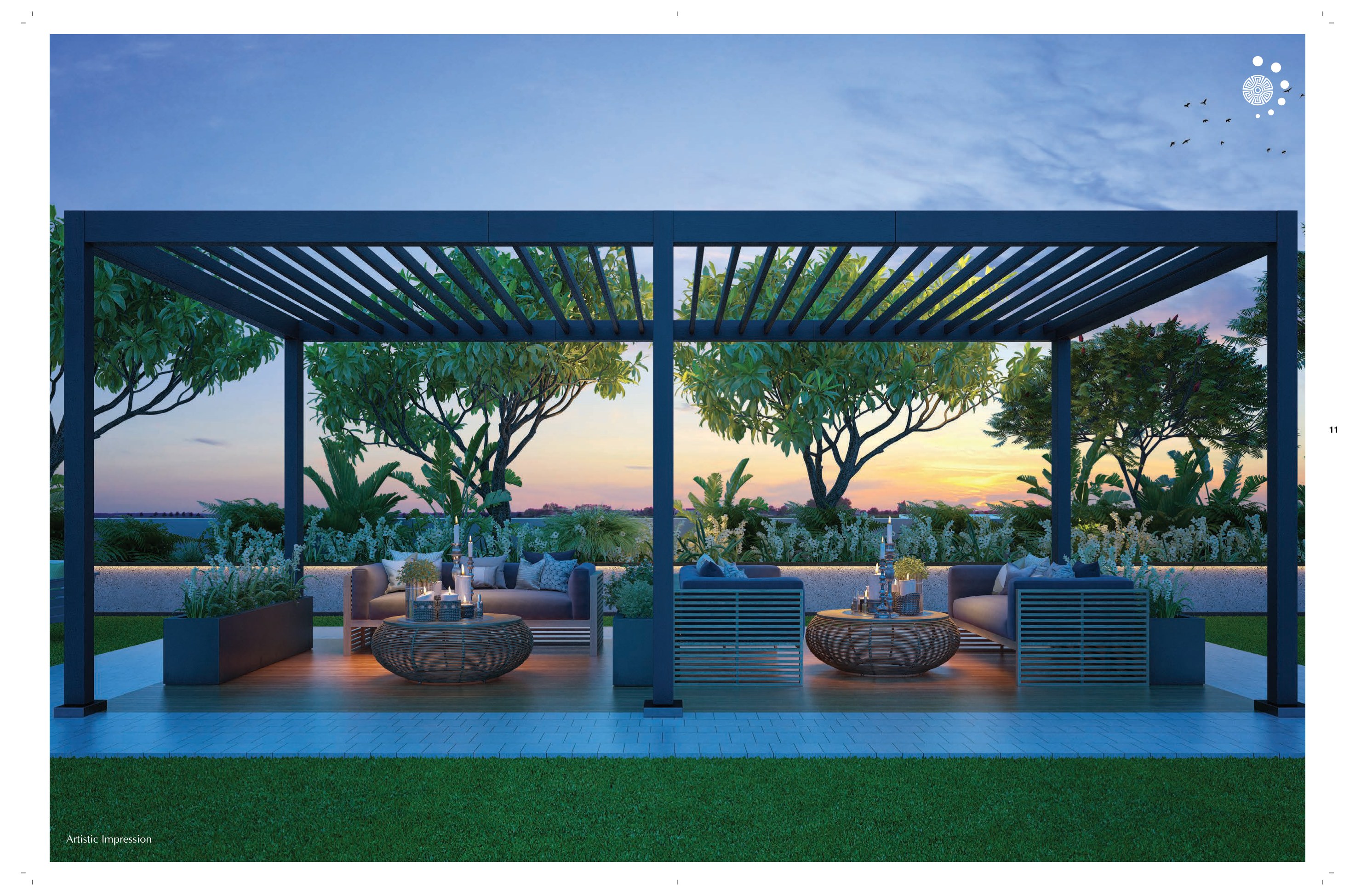 Central Park Delphine project visual from brochure page 12