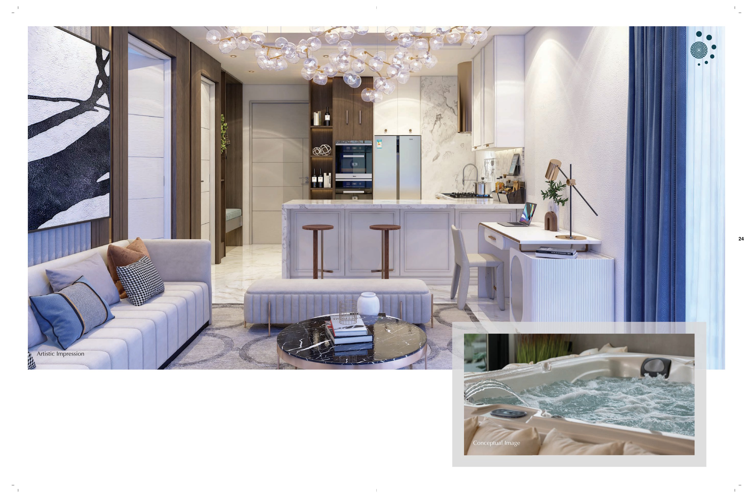 Central Park Delphine project visual from brochure page 25