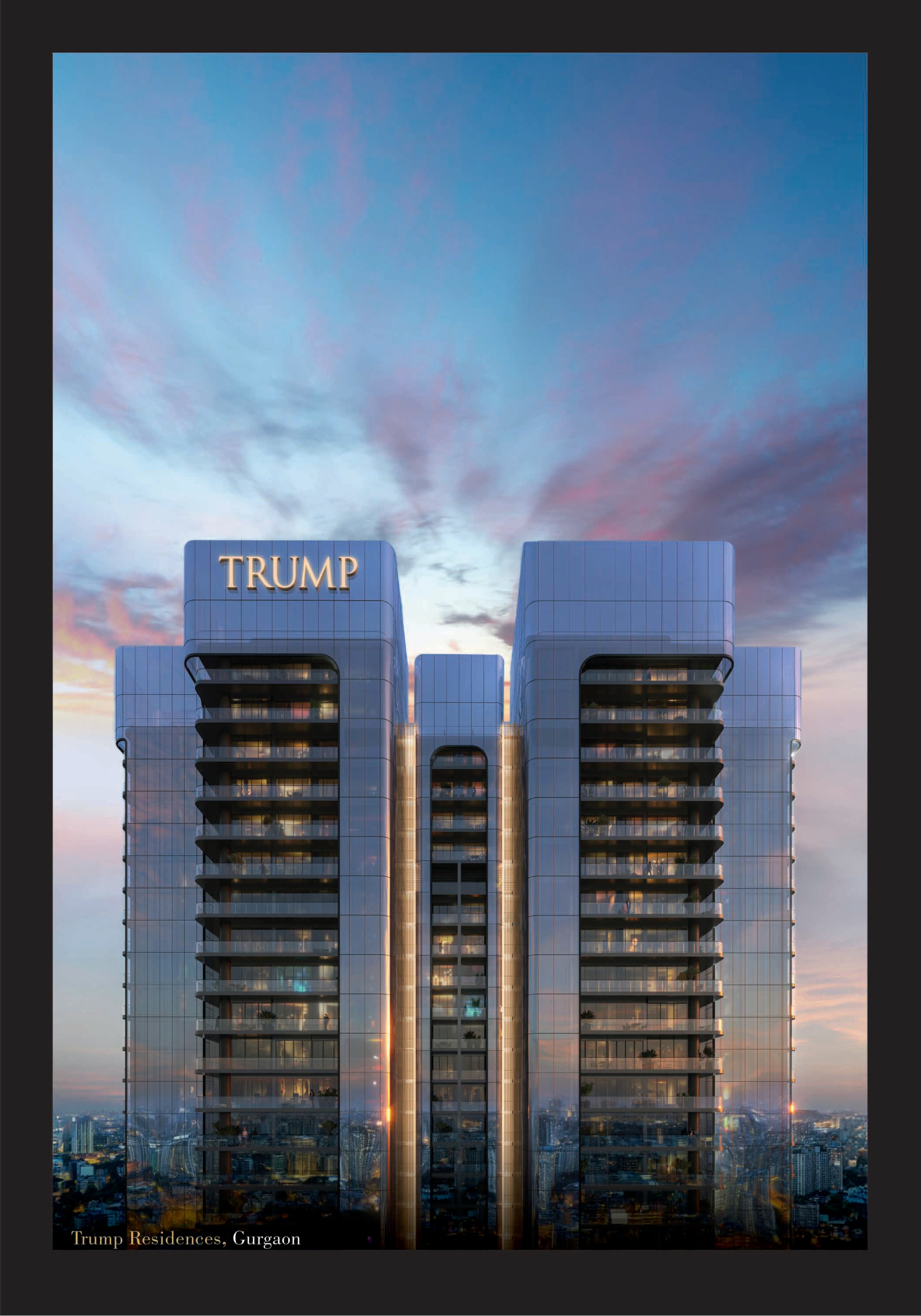 Trump Residences Gurgaon exterior elevation