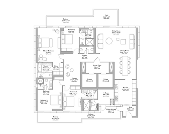 Trump Tower floor plans
